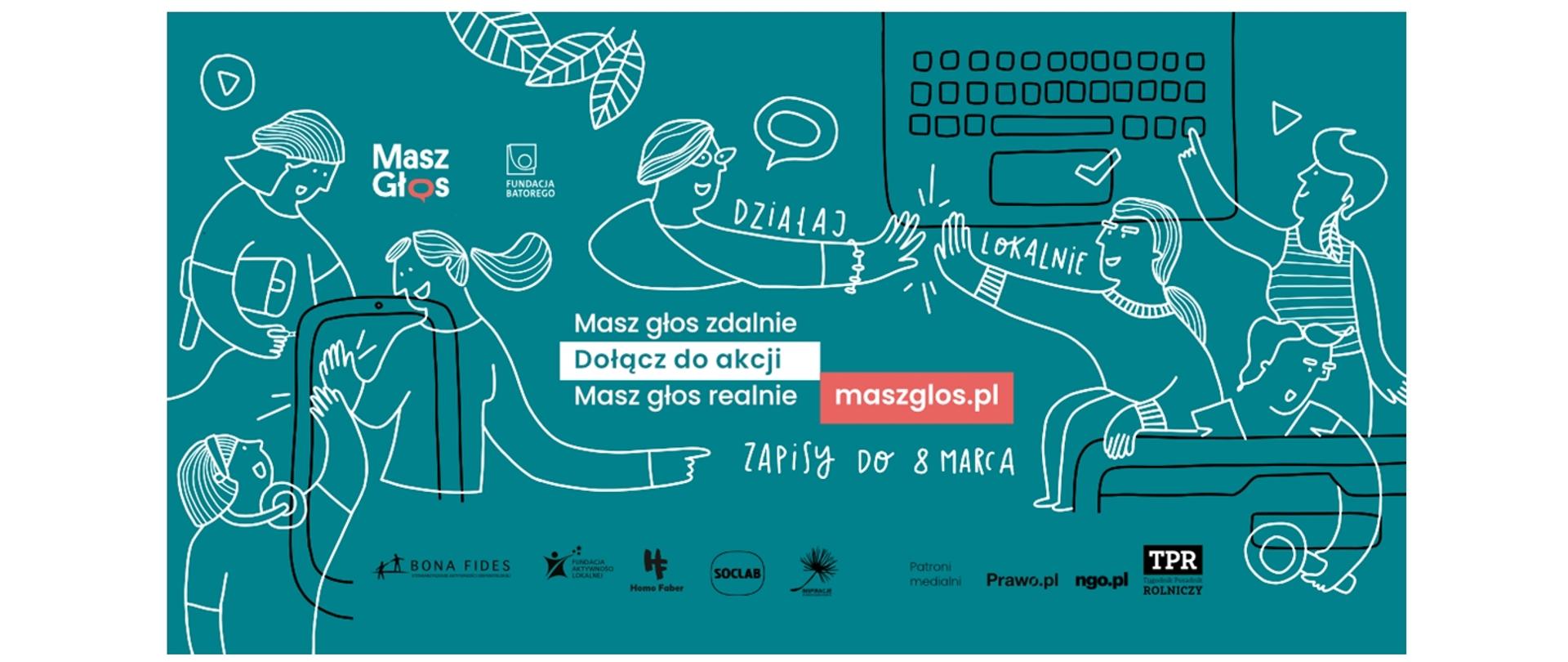 Logo akcji Masz Głos