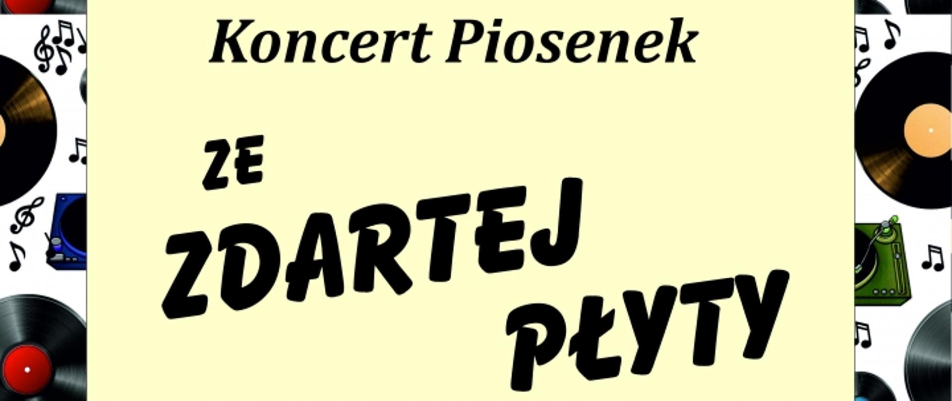 Zaproszenie na koncert 29.04.2026 godz. 17.00 Ze zdartej płyty