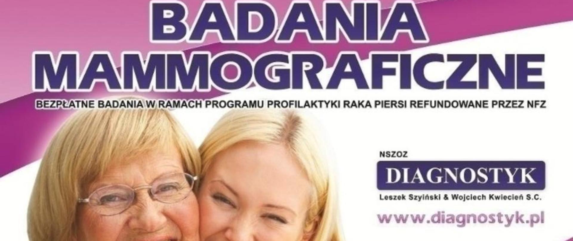 Badanie mammograficzne Chodzież 11.04.2025
