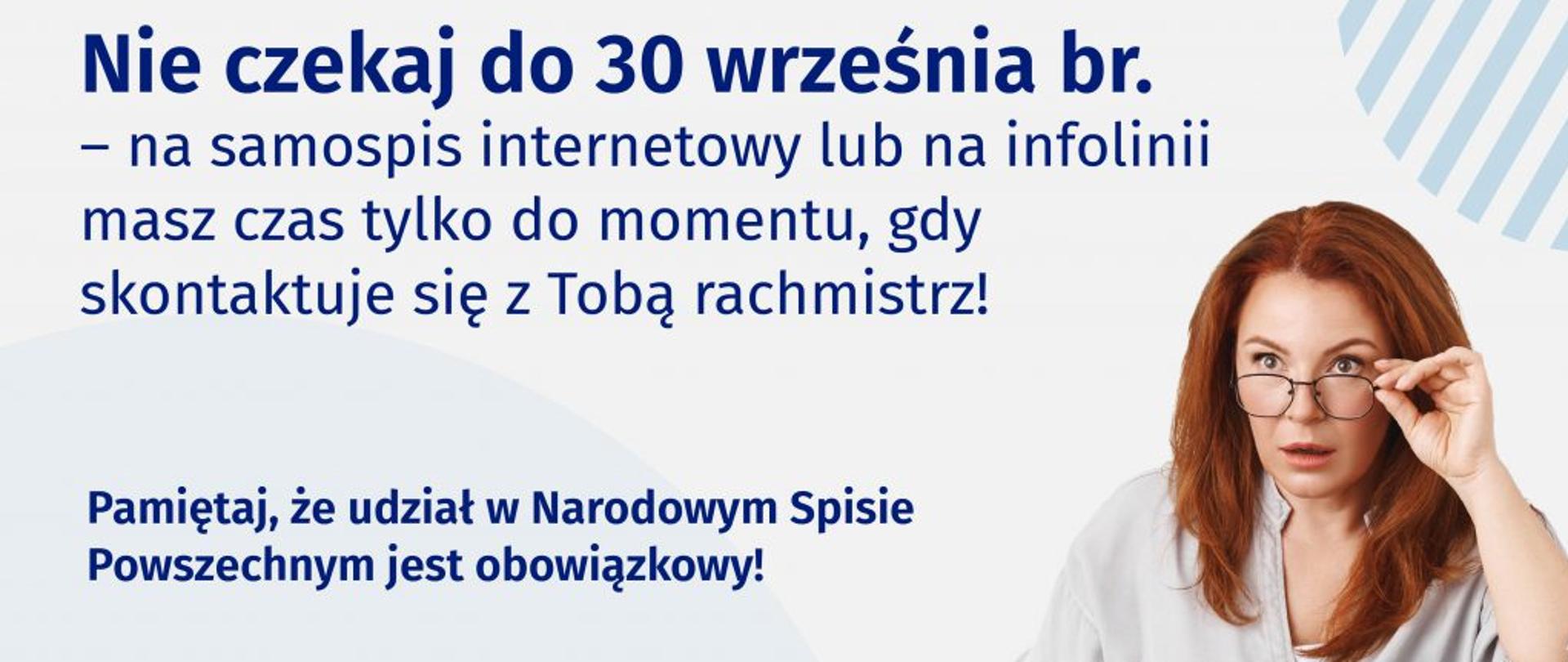 Plakat promujący Narodowy Spis Powszechny 