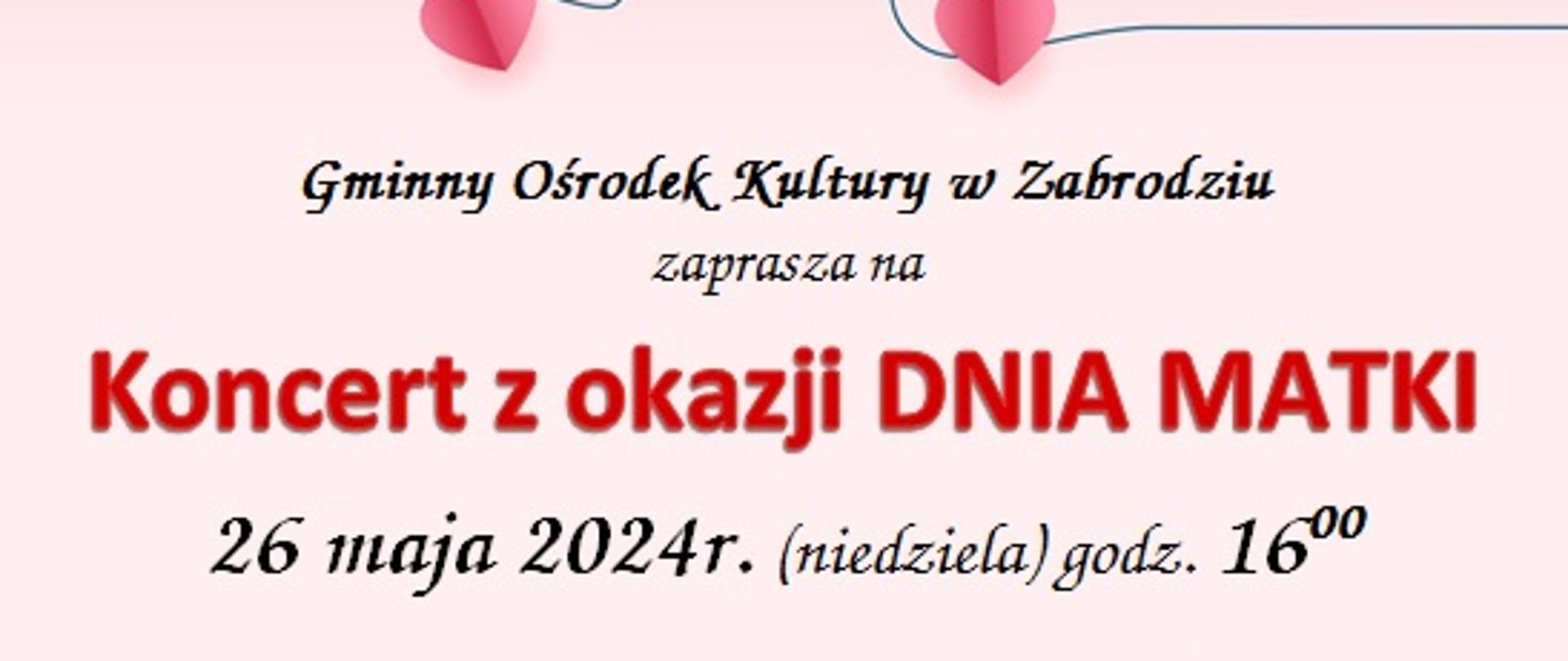 Koncert z okazji Dnia Matki