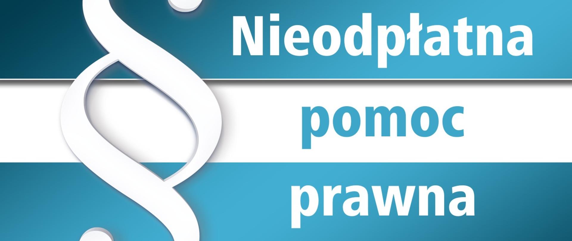 Baner „Nieodpłatna pomoc prawna”