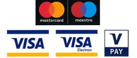 Logotypy mastercard, VISA electron, VPAY