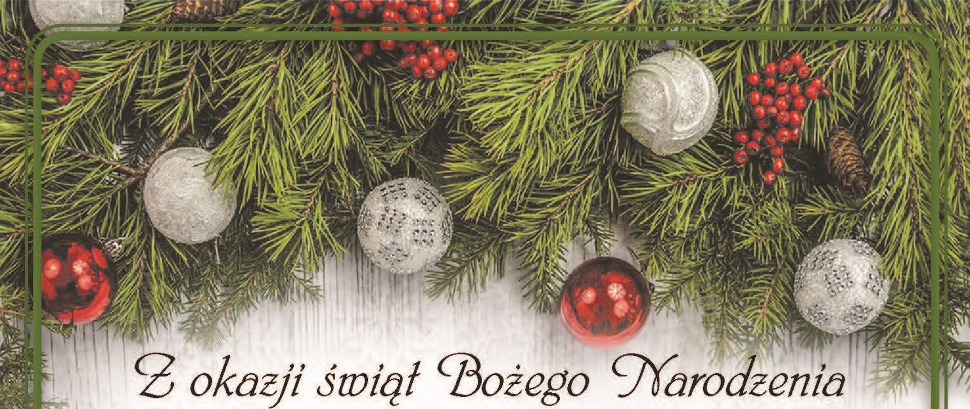 Życzenia z okazji Świąt Bożego Narodzenia