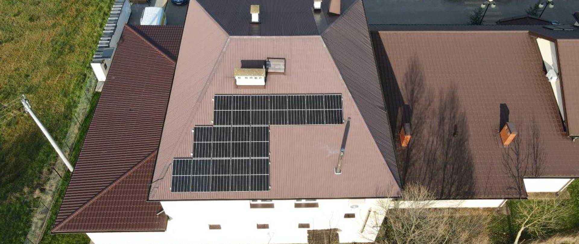 Instalacja fotowoltaiczna na budynku Ochotniczej Straży Pożarnej w Zabrodziu