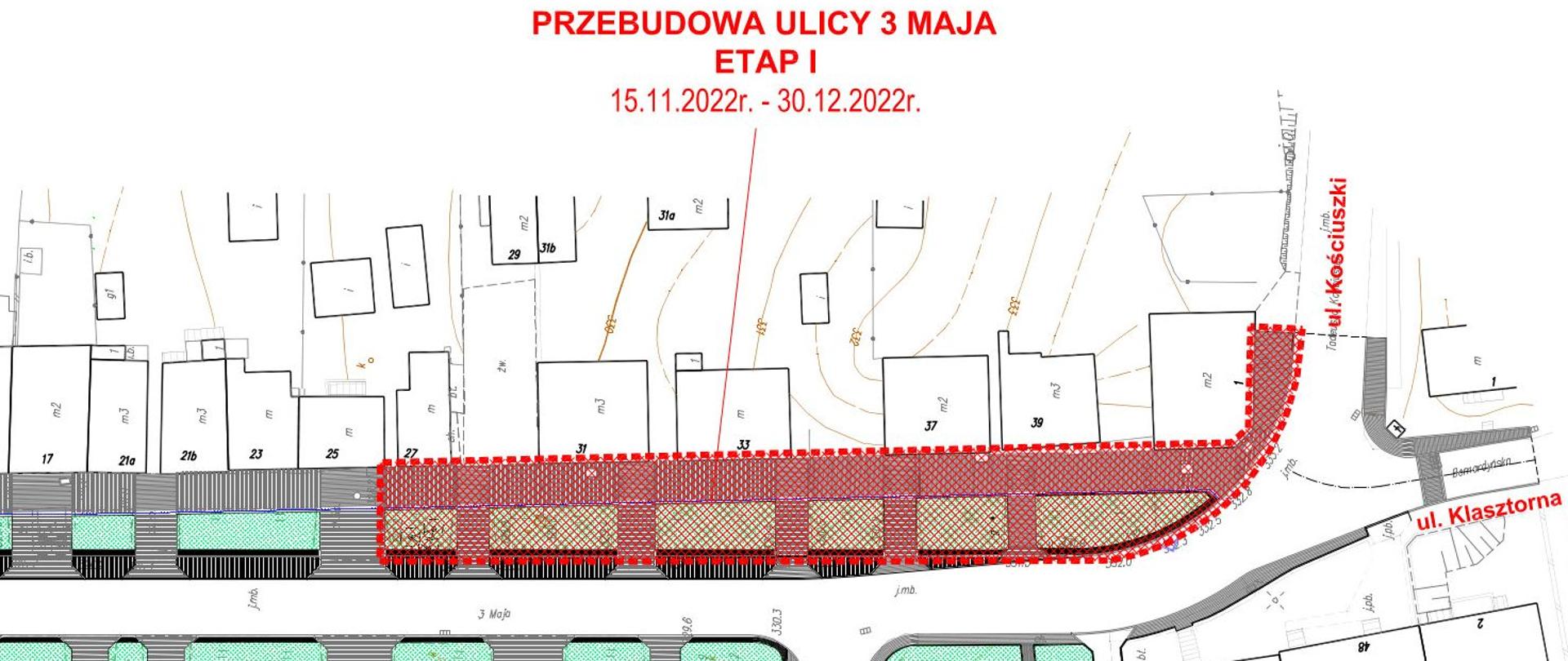 Projekt przebudowy ulicy 3 Maja