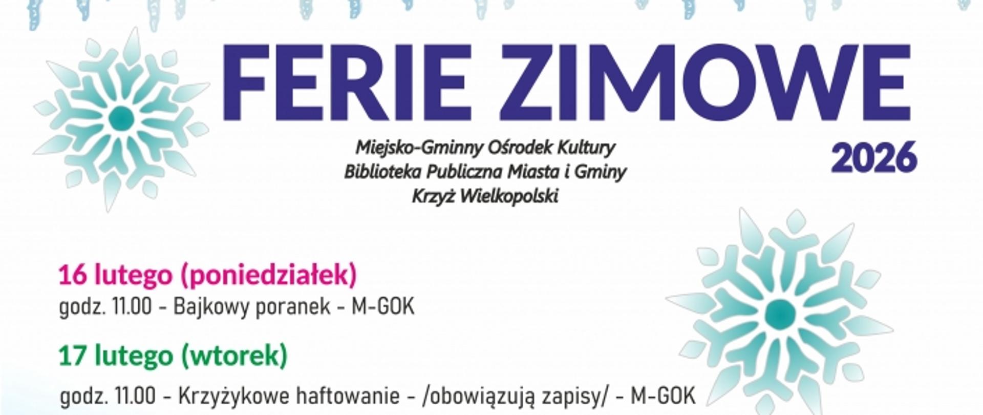 Ferie Zimowe 2026