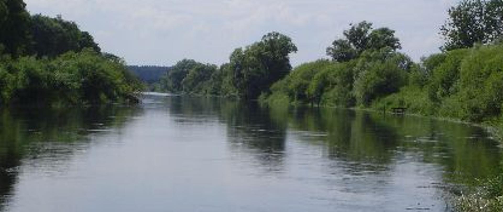 Rzeka Noteć w okolicach Krzyża Wielkopolskiego