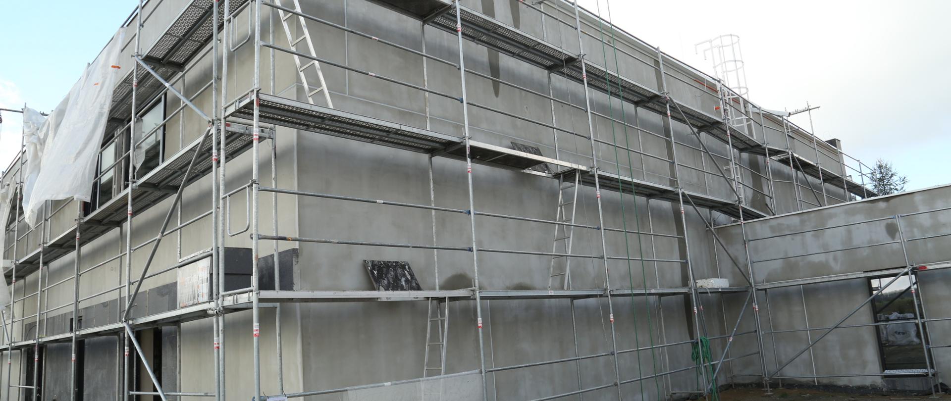 Budowa sali gimnastycznej w Mogilnie Dużym