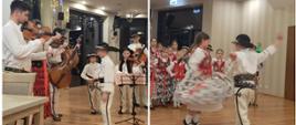 Występ dzieci w strojach góralskich 
