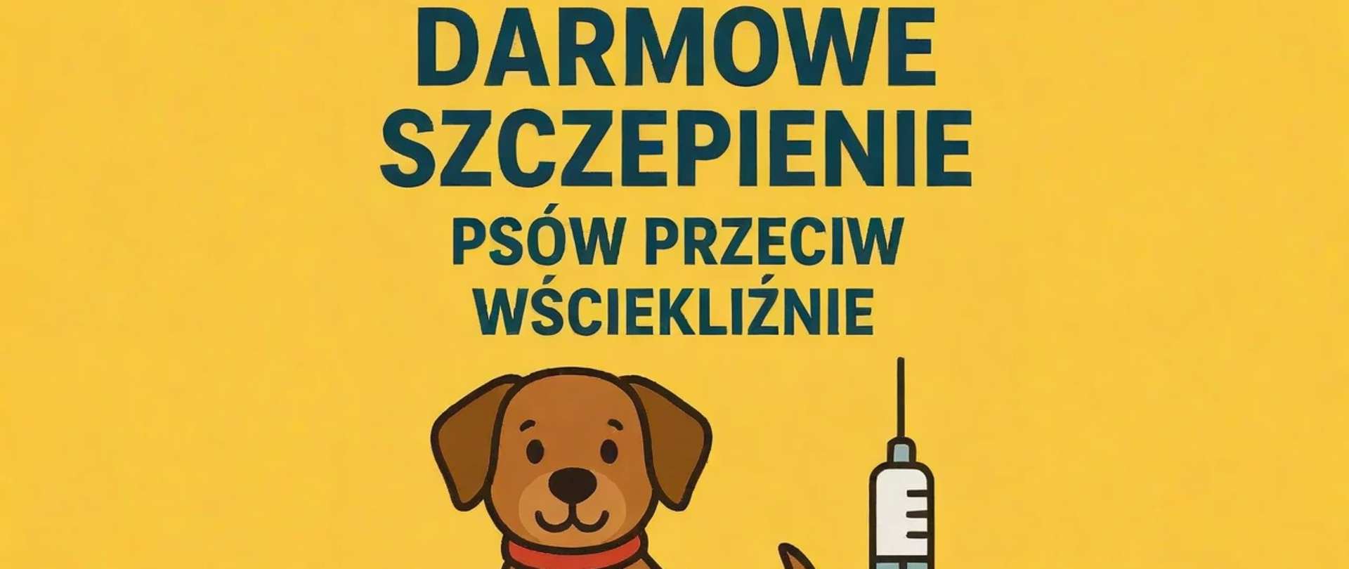 Darmowe szczepienie psów przeciw wściekliźnie