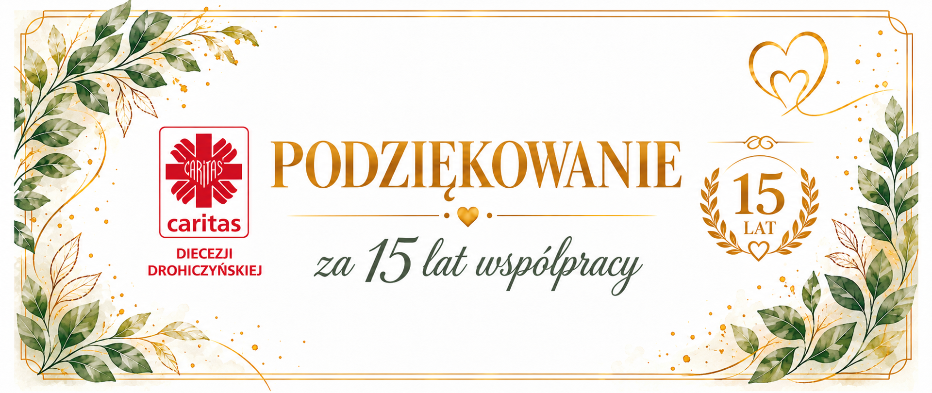 Podziękowanie Warsztat Terapii Zajęciowej Caritas Diecezji Drohiczyńskiej w Bielsku Podlaskim 