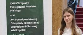 Laureatka olimpiady ekologicznej
