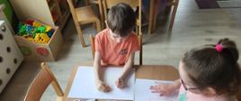Podczas warsztatów plastycznych 