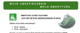 KRUS Ulotka -Moje ubezpieczeniowe - Moja Emerytura 