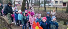 Spacer drewnianą kładką - idziemy topić Marzannę