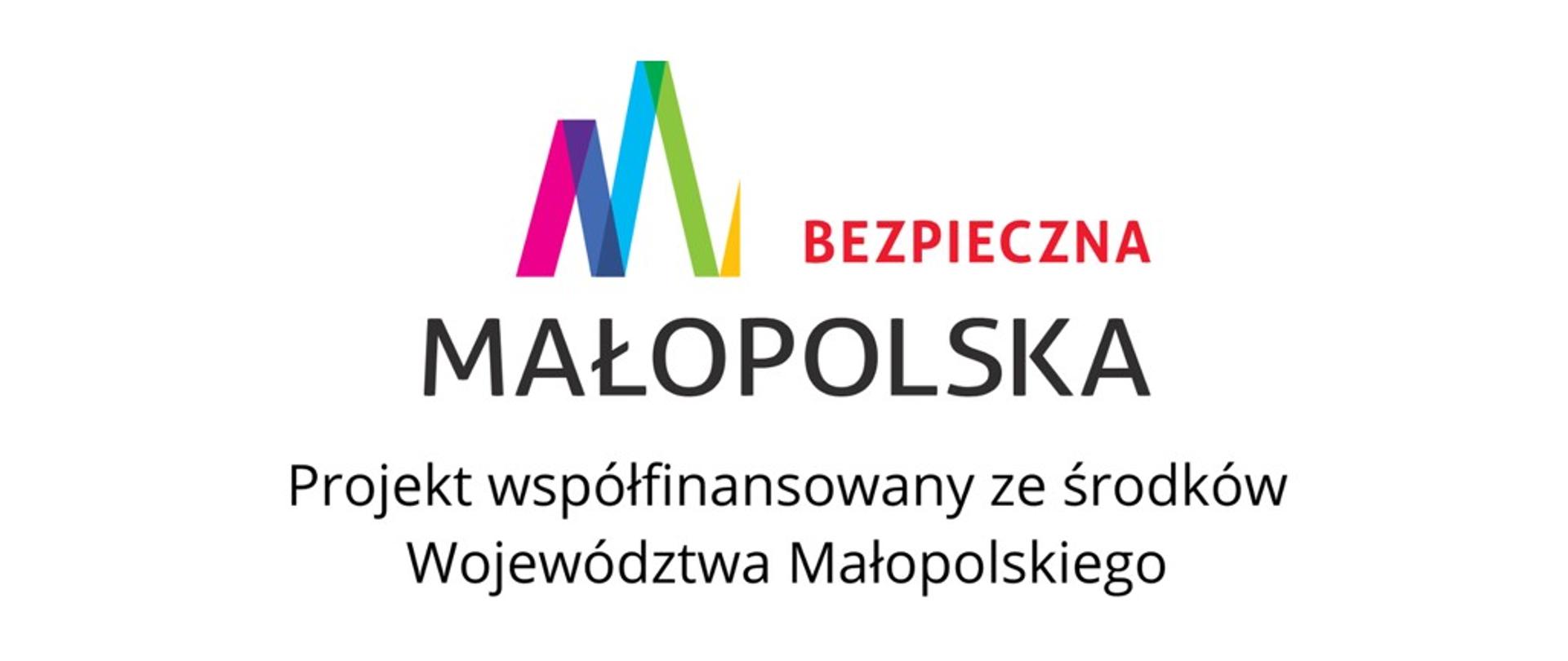 Projekt współfinansowany ze środków Województwa Małopolskiego