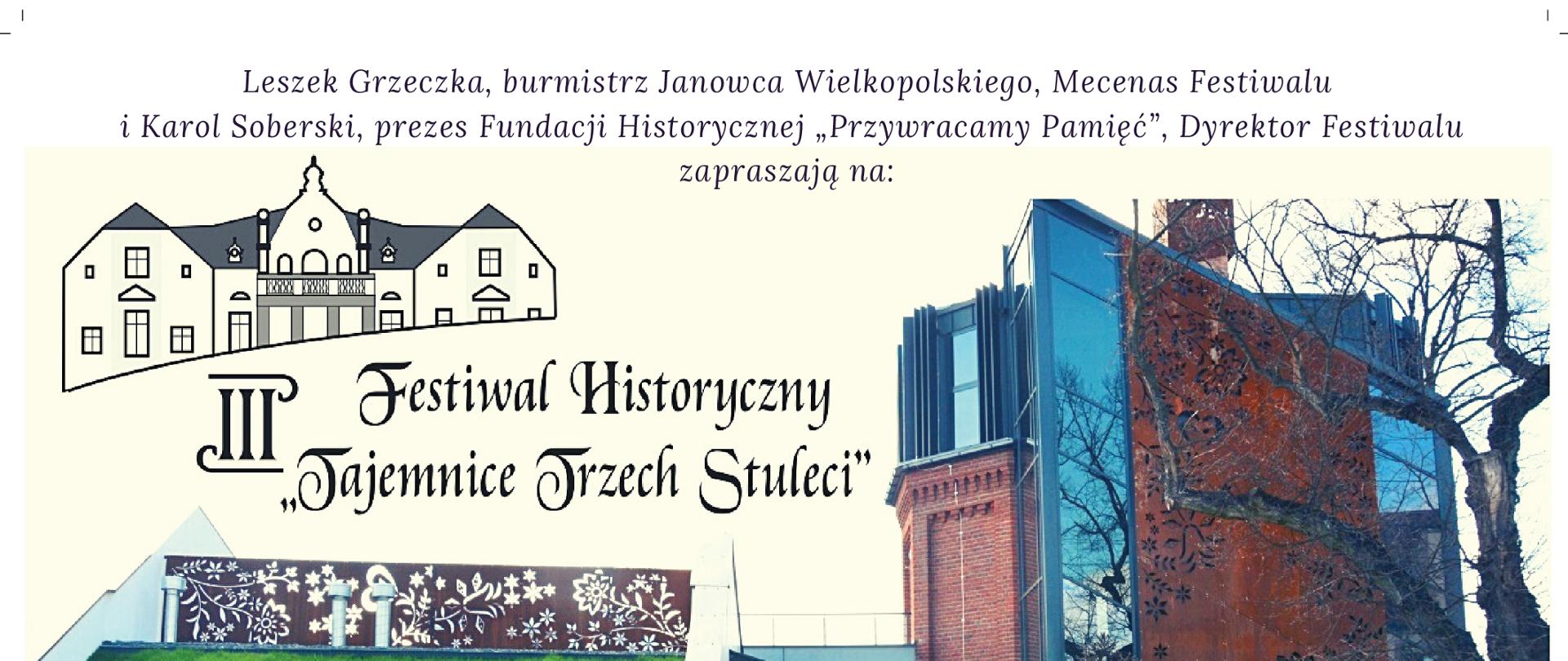 III Festiwal Historyczny „Tajemnice Trzech Stuleci” w Janowcu Wielkopolskim - 23-25 września 2022 - Wieża Ciśnień w Janowcu Wielkopolskim
Wejściówki, w cenie 60,00 zł